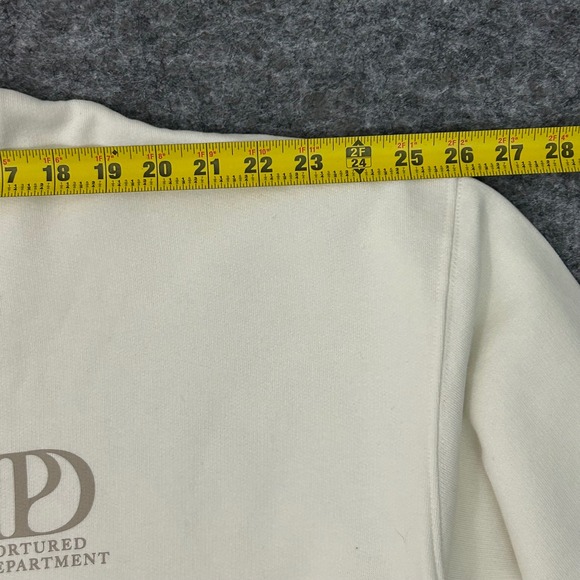 Taylor Swift Oversize Sweatshirt Crew Size Large "The Tortured Poets Department" - Picture 11 of 11